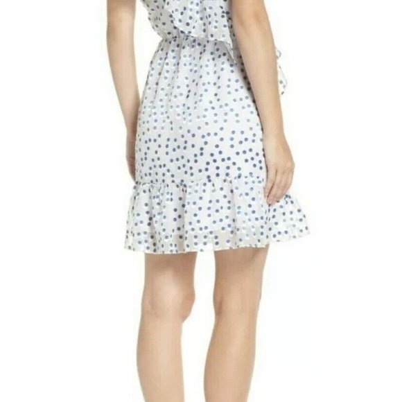 NWT Lilly Pulitzer Madelina Dress in Bennet Blue Polka Dot - Picture 2 of 5